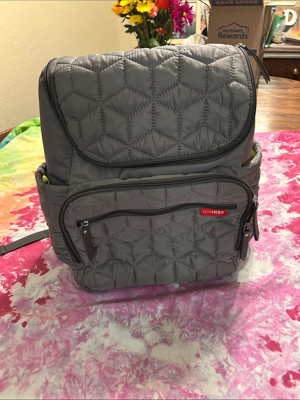 Skip Hop diaper bag with pad